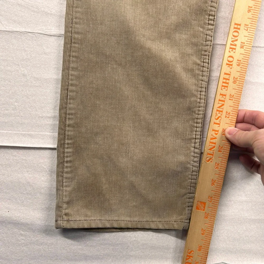 Vintage Levis Corduroy Pants Mens 35x29 Tan Brown 70s 80s Talon 42 Zip